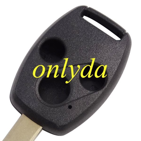 For Honda 3 buttons remote key shell （With chip slot place)