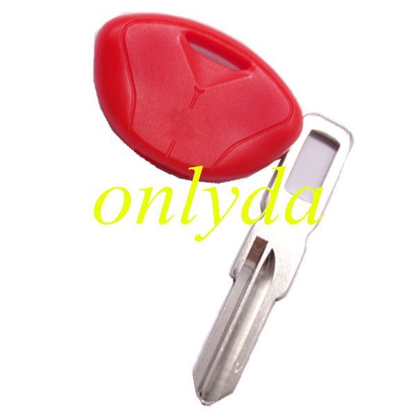 Motorcycle key case with right blade (red color)
