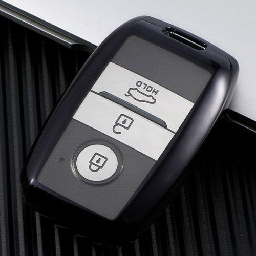 for KIA TPU protective key case black or red color, please choose