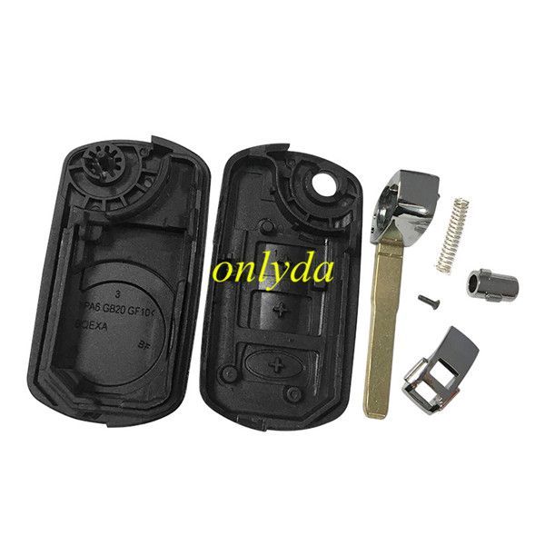 3 button remote key blank-- ford style HU101 blade