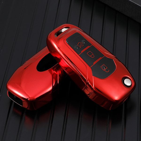 Ford 3 button TPU protective key case , please choose the color