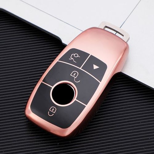 Benz 4 button TPU protective key case,please choose the color