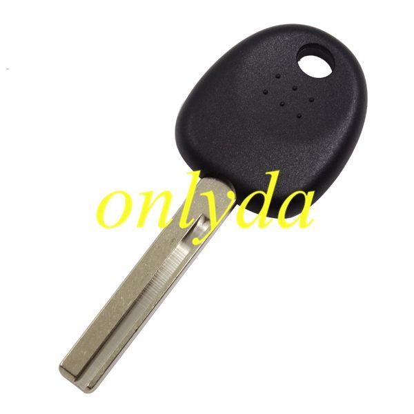 For hyun transponder key blank with left groove
