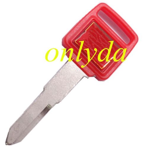 Honda motorcycle key blank (red)