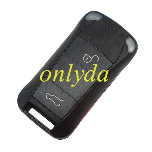 For Porsche Cayenne 2+1 button folding remote key casing