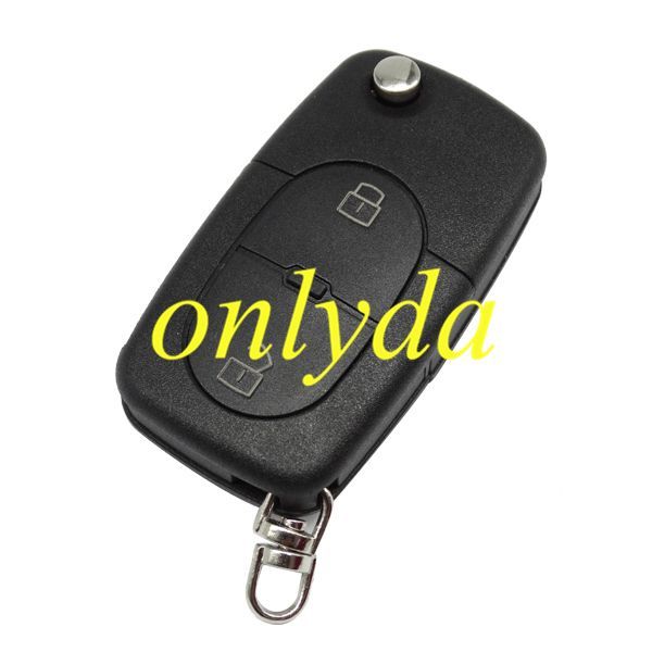 For Audi big battery, 2 button remote key blank with panic 2032 model