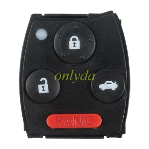 For Honda 3+1 remote control key shell with put chip place