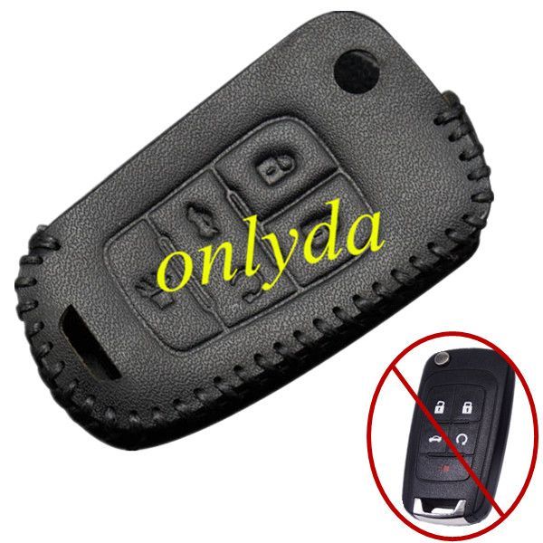 For Buick 4+1 button key leather case used for new Lacrosse,new Regal.