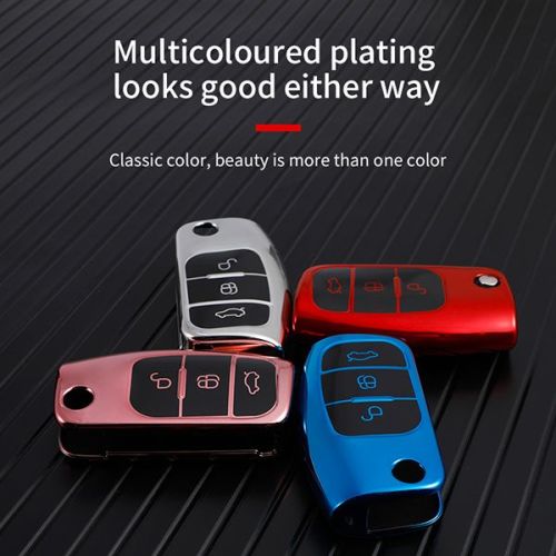 Ford 3 button TPU protective key case , please choose the color