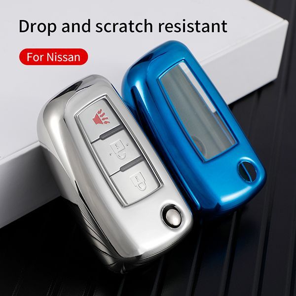Nissan TPU protective 3 button key case please choose the color
