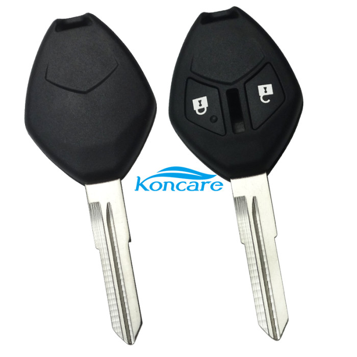 Mitsubishi remote key shell with 2 button with right blade