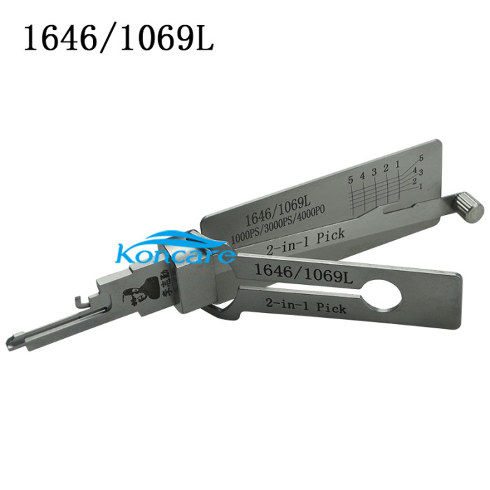 1646/1069L lishi 2 in 1 decode and lockpick tools for mailbox