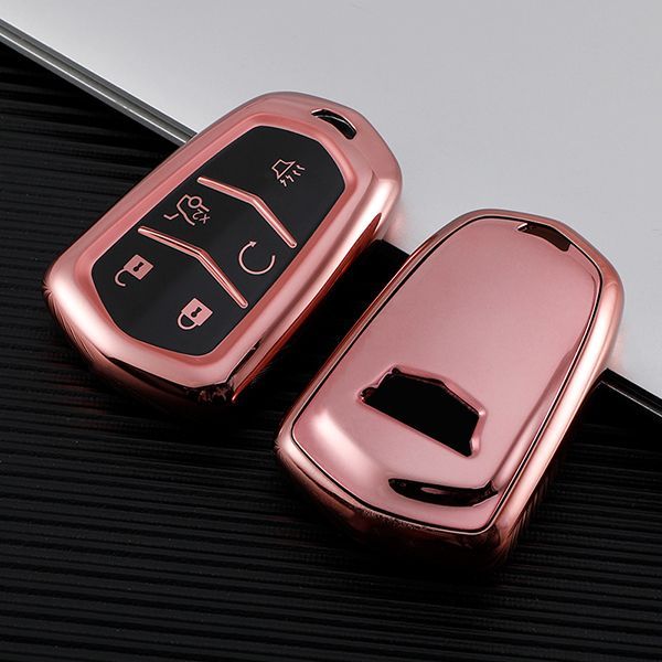 Cadillac CT6，XT4，XT5，XT6 5 button TPU protective key case , please choose the color