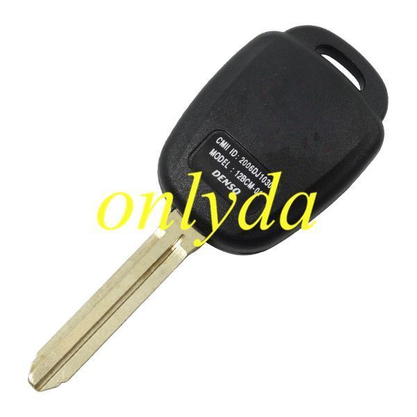 For Toyota 3 button remote key blank