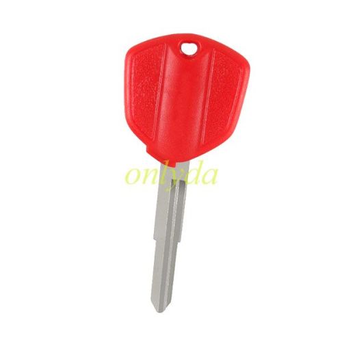 For Honda-Motor bike key blank with left blade (red)