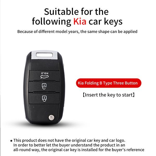 Kia K3 K5 TPU protective key case,please choose the color