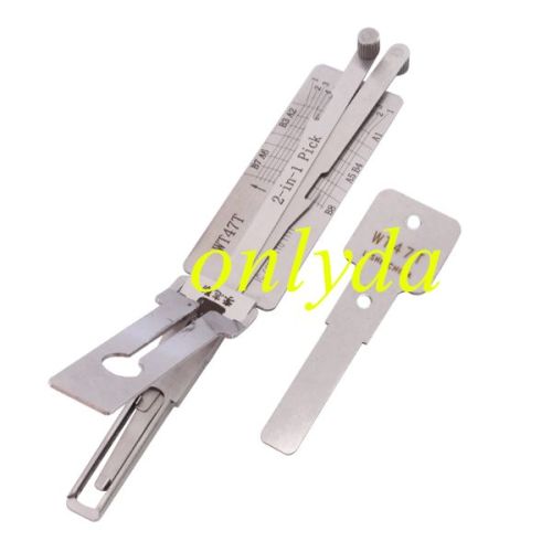 For SAAB Lishi WT47T 3 in 1 tool