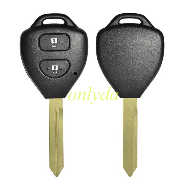 upgrade 2 button remote key blank with TOY47 blade