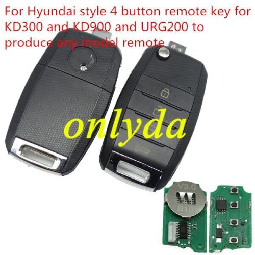 keyDIY brand 4 button remote key