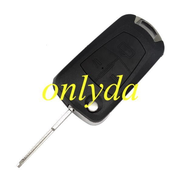 For Opel 3 button remote key blank with right key blade