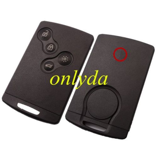 4 button remote key blank with blade