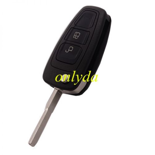 for Focus flip 2 button remote key blank with HU101 blade