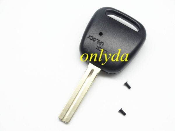For toyota 2 button remote key with light hole with TOY48 blade