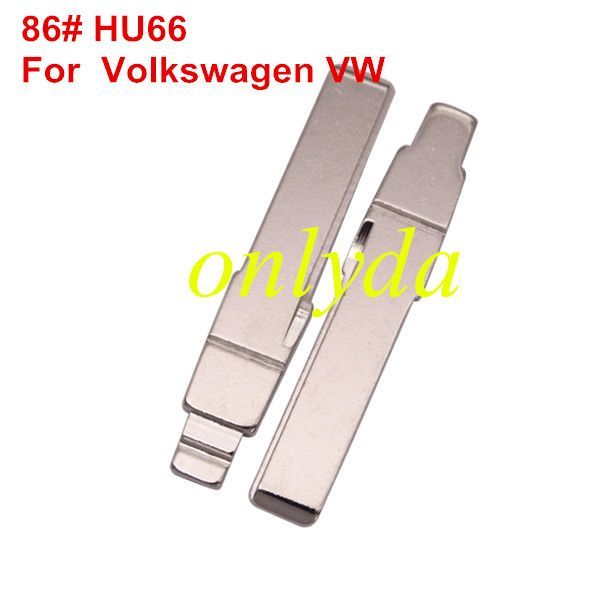 KEYDIY brand key blade 86# HU66 for Volkswagen