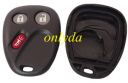 GM 2+1 Button key blank with battery part