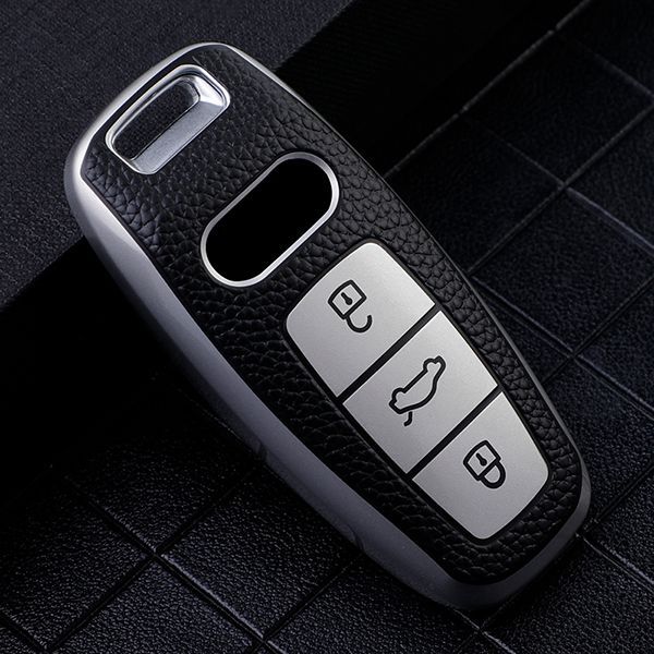 Audi A6L,A6,A7 3button TPU protective key case,please choose the color