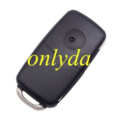 For VW 2 Button remote key blank with 1616 battery model （audi Style)