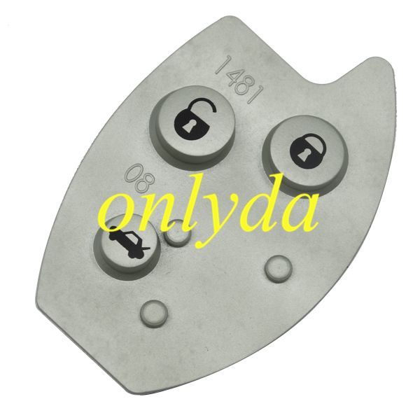 For Citroen 3 button remote key Pad