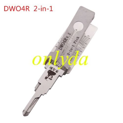 For Lishi Buick DWO4R 2 In 1 tool