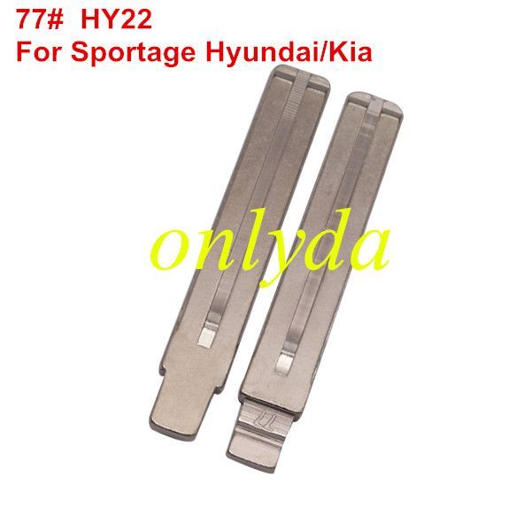 KEYDIY brand key blade 77# HY22 For Hyundai Sportage