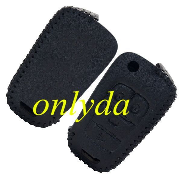 For Buick 3 +1button button key leather case used for Regal 09-14 Chevrolet, Cruze, AVEO, CAPTIVA, Malibu,ect.