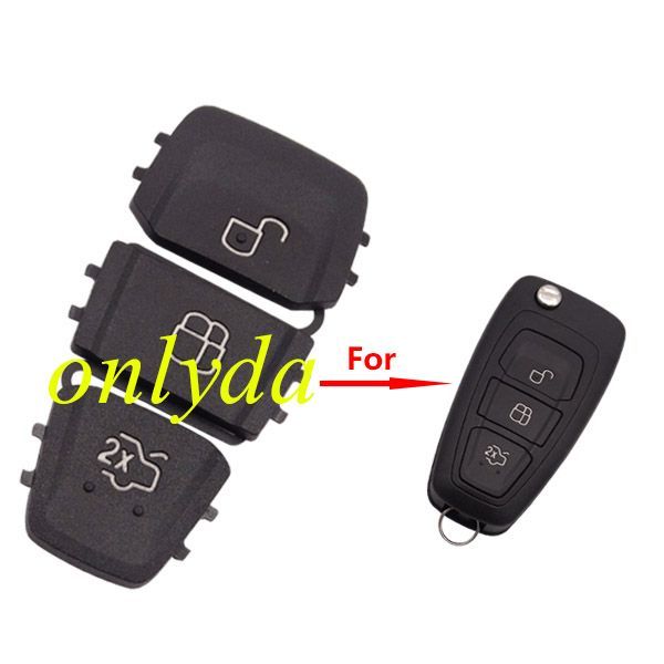 For Ford 3 button key pad