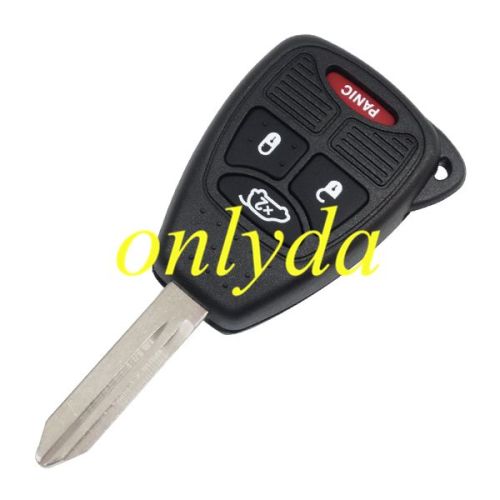 For Chrysler 3+1 button remote key blank