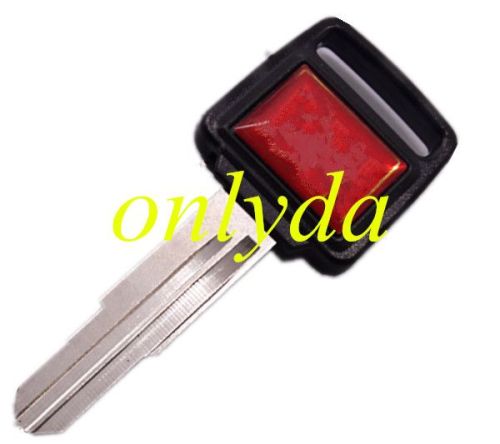 Motorcycle key blank with left blade