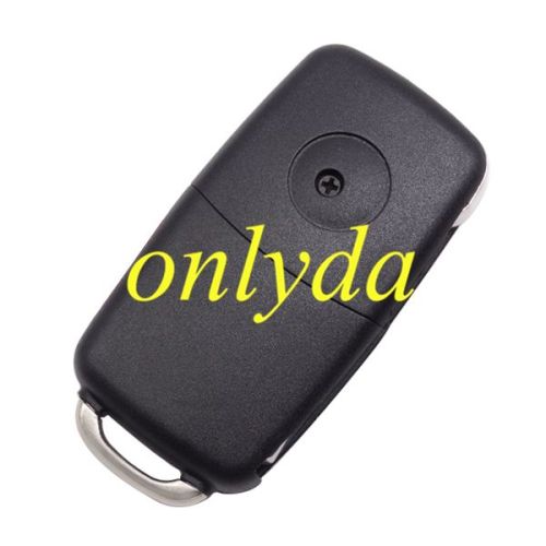 For VW 3 button waterproof remote key blank （black
