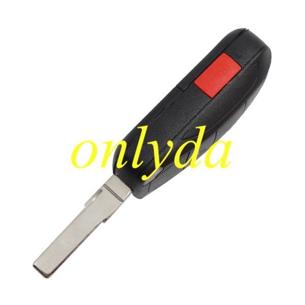 For Porsche Cayenne 2+1 button folding remote key casing