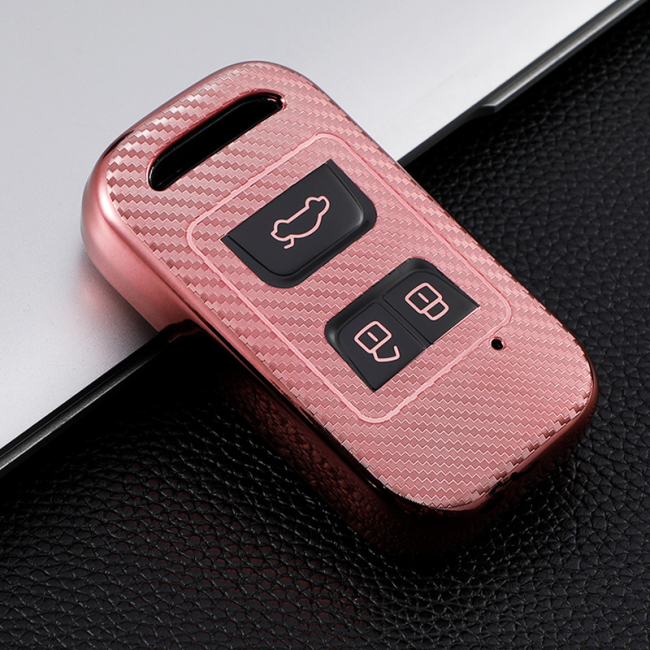 Chery 3/5x/8/E3E5 3 button TPU protective key case, please choose the color