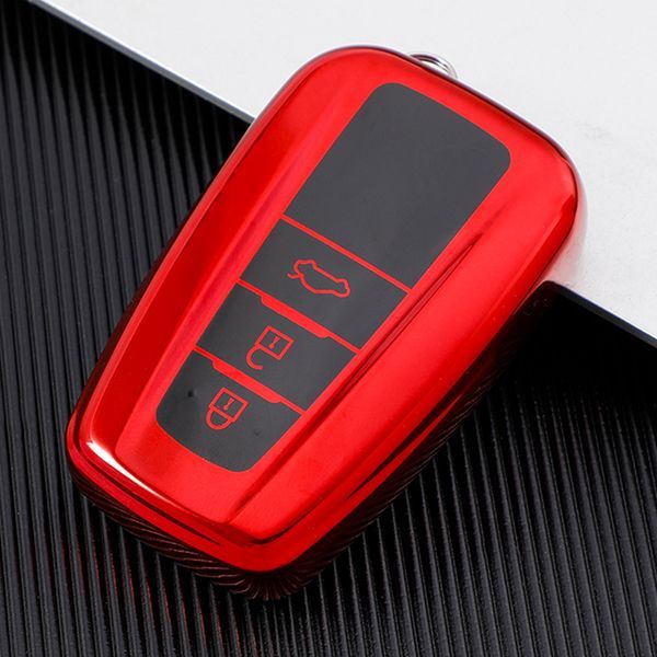 Toyota 3 button TPU protective key case please choose the color