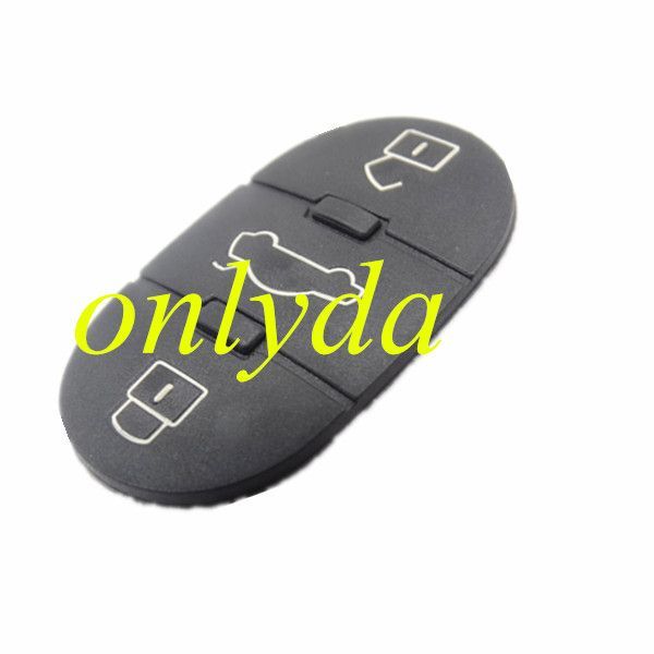 For Audi 3 button remote key pad