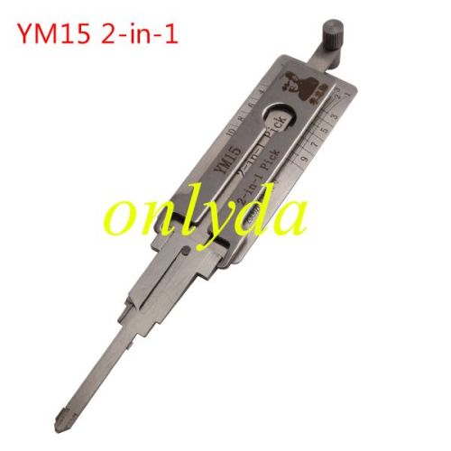For Lishi YM15 2 in 1 tool