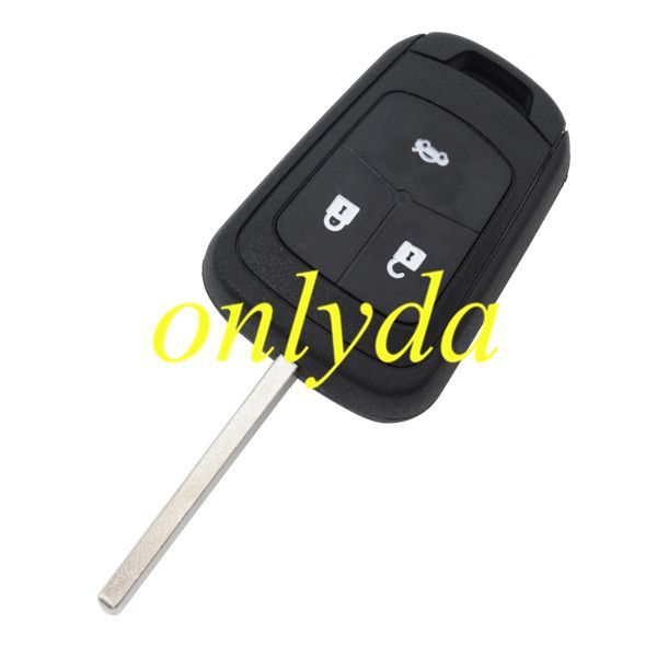 For Chevrolet 3 button remote key blank