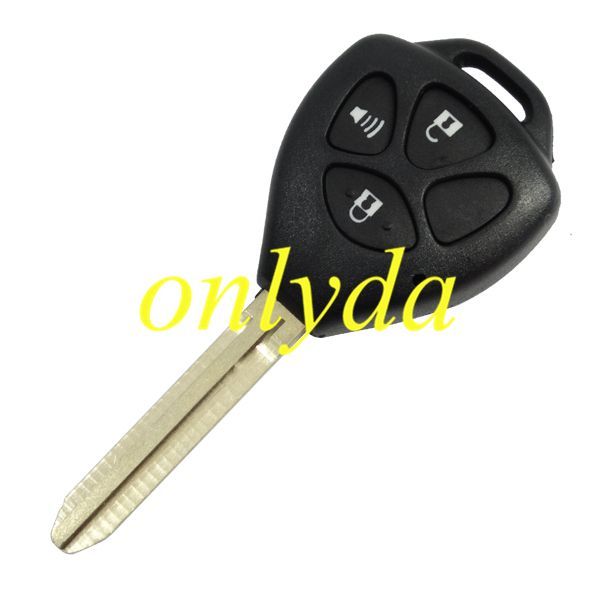 For toyota 3 button remote key shell