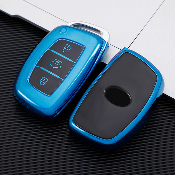 Hyundai Leading, Sonata nine, Tucson, Langdong 3 button TPU protective key case, Truck button on the middle, please choose the color