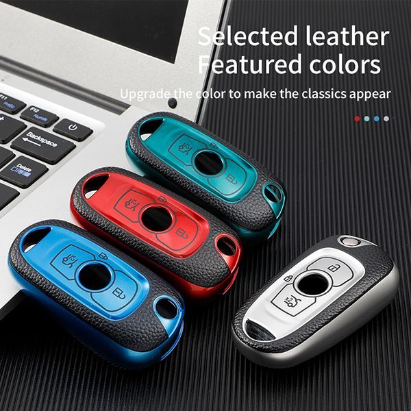Buick Chevrolet 3 button TPU protective key case, please choose the color