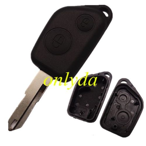 2 button remote key blank with 206 blade (with battery part )