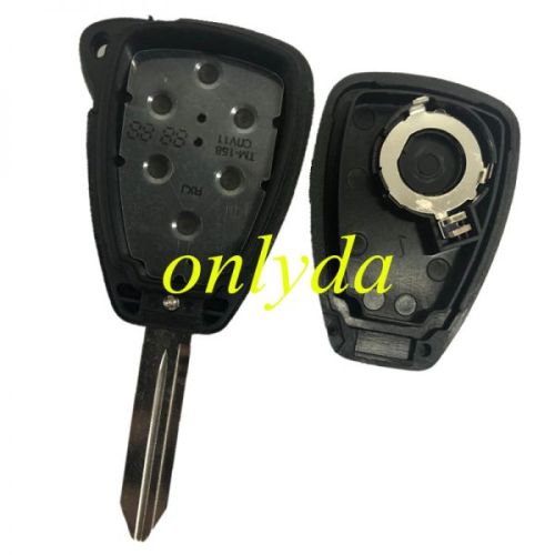 For Chrysler Dodge Jeep 5-Button Remote Head Key Shell
